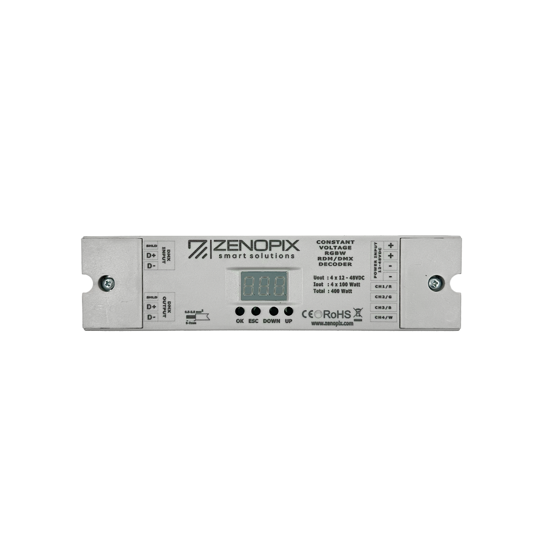 4-Channel Contant Voltage RDM DMX Decoder